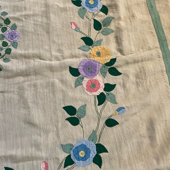 Coverlet from the 1910’20’s. Beautiful condition. - Picture 5 of 13